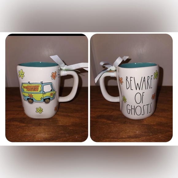 NWT RAE DUNN SCOOBY-DOO Beware of Ghosts HALLOWEEN Mug - Picture 1 of 8